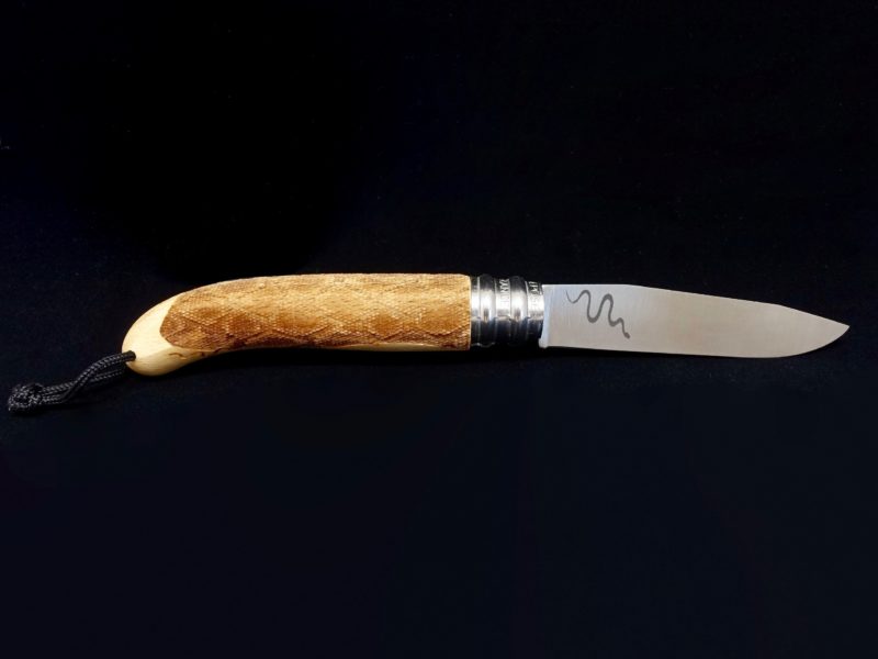 Couteau Verdier L&rsquo;Alpage Python en bois de hêtre by Décalé